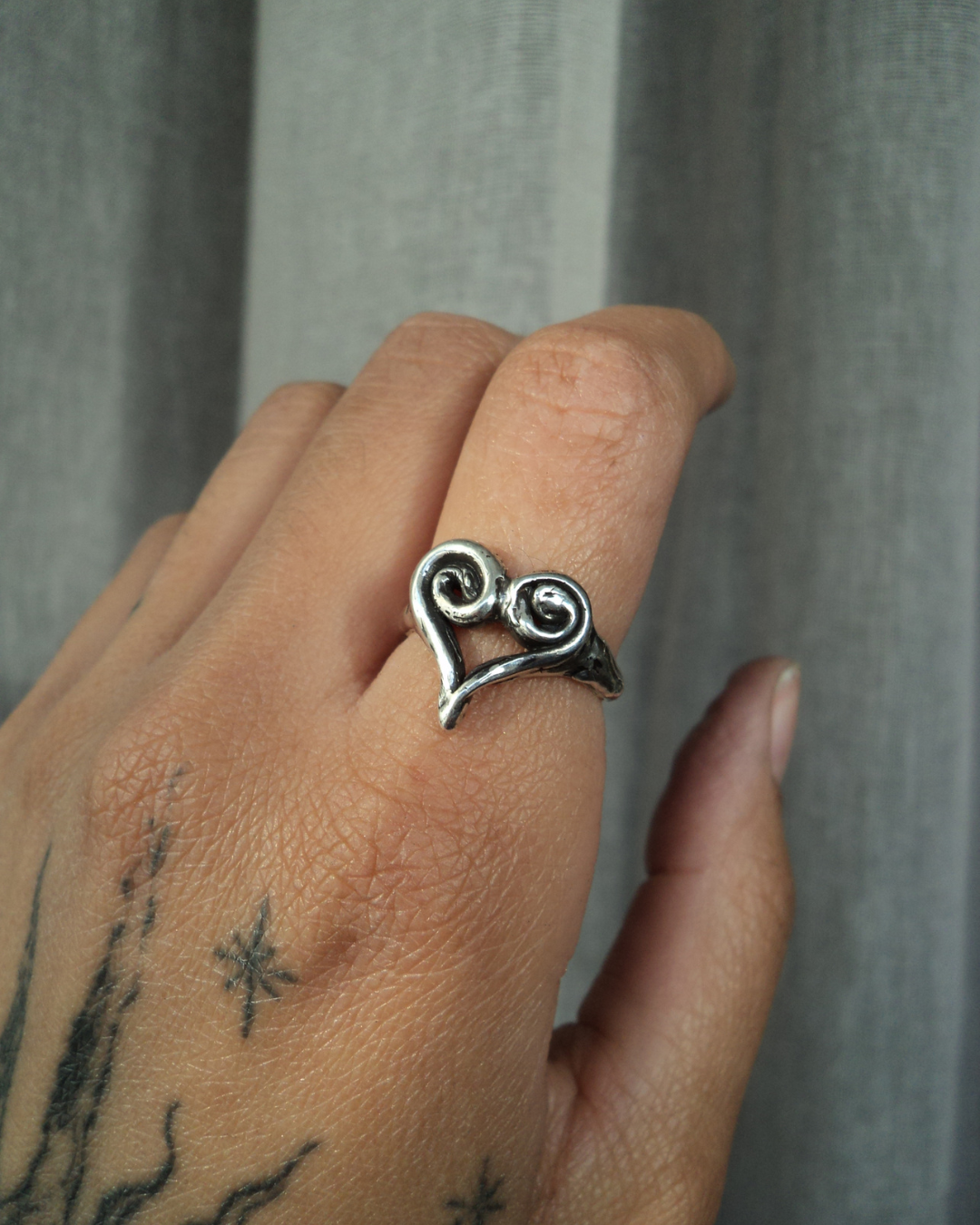 Fern Heart Ring